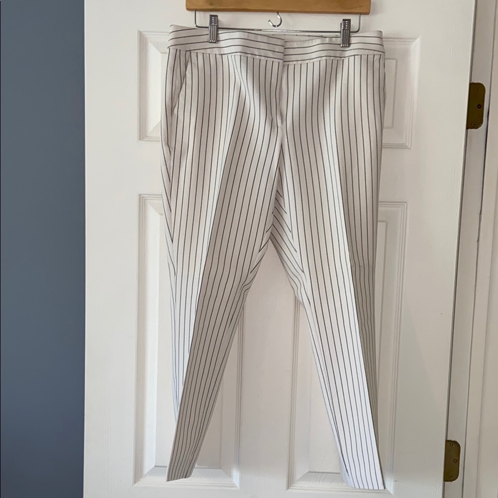Men's White Striped Pants